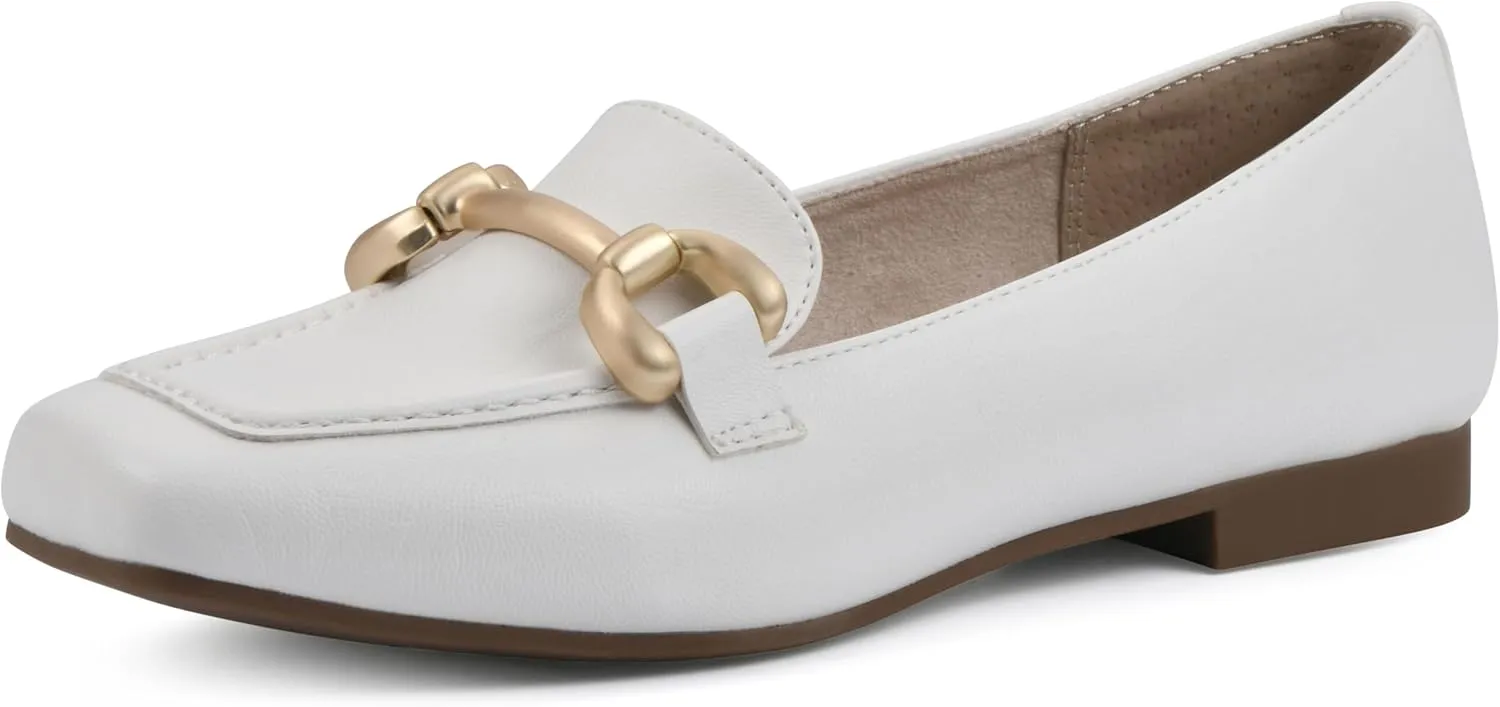 CLIFFS BY WHITE MOUNTAIN Women's Bestow Moc-Toe Loafer Flat