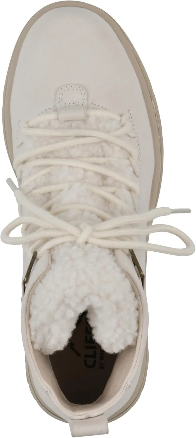 CLIFFS BY WHITE MOUNTAIN Women's Happiest Cushioned Lace-Up Ankle Bootie