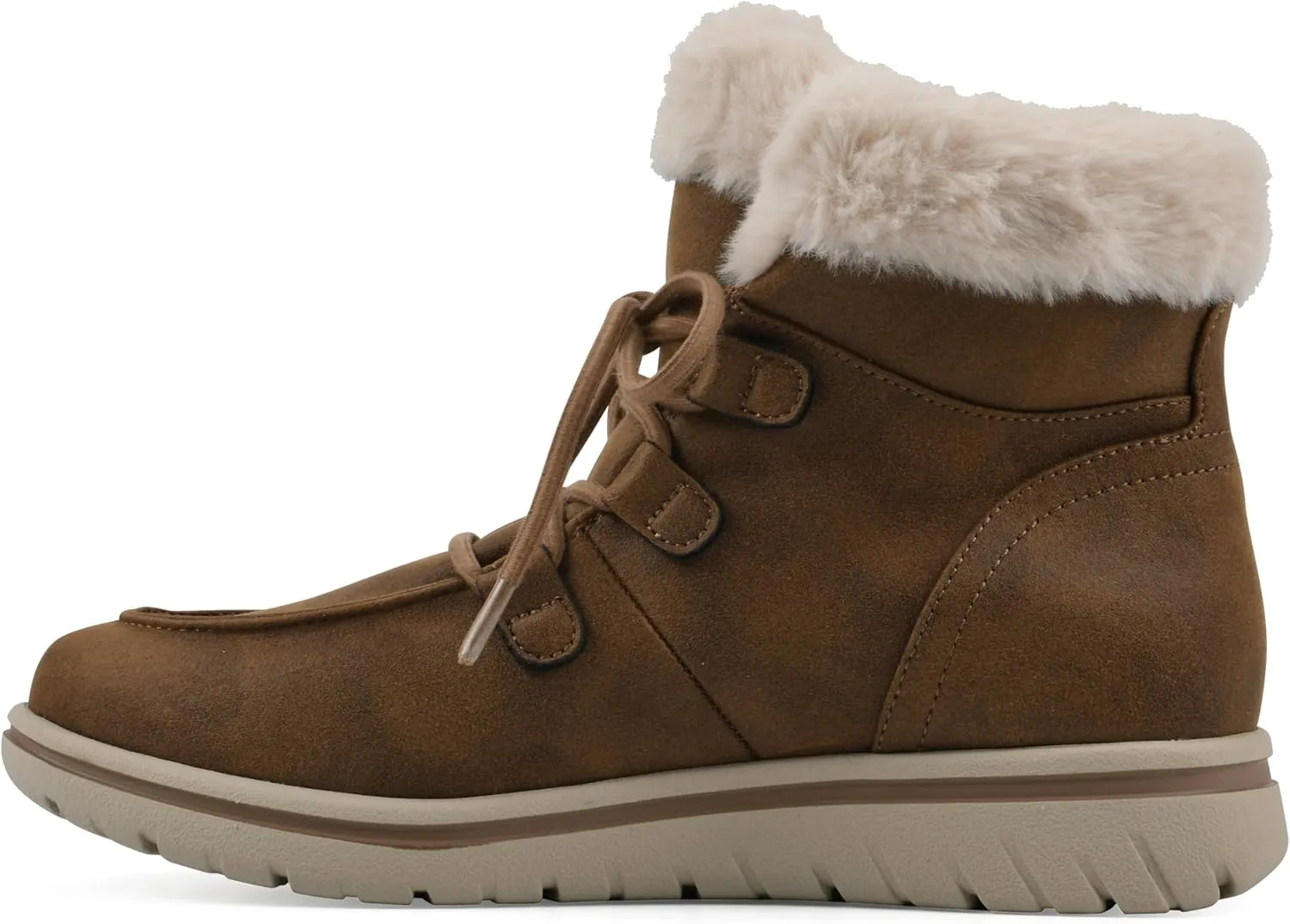 CLIFFS BY WHITE MOUNTAIN Women's Harrison Cushioned Lace-Up Ankle Bootie