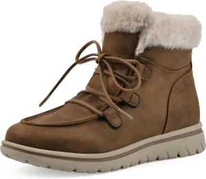CLIFFS BY WHITE MOUNTAIN Women's Harrison Cushioned Lace-Up Ankle Bootie