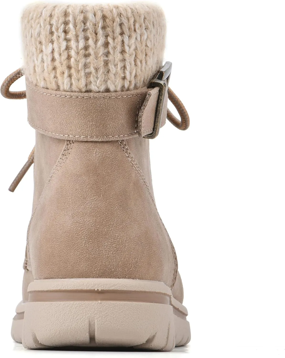 CLIFFS BY WHITE MOUNTAIN Women's Hearty Cushioned Lace-Up City Hiker Ankle Boot