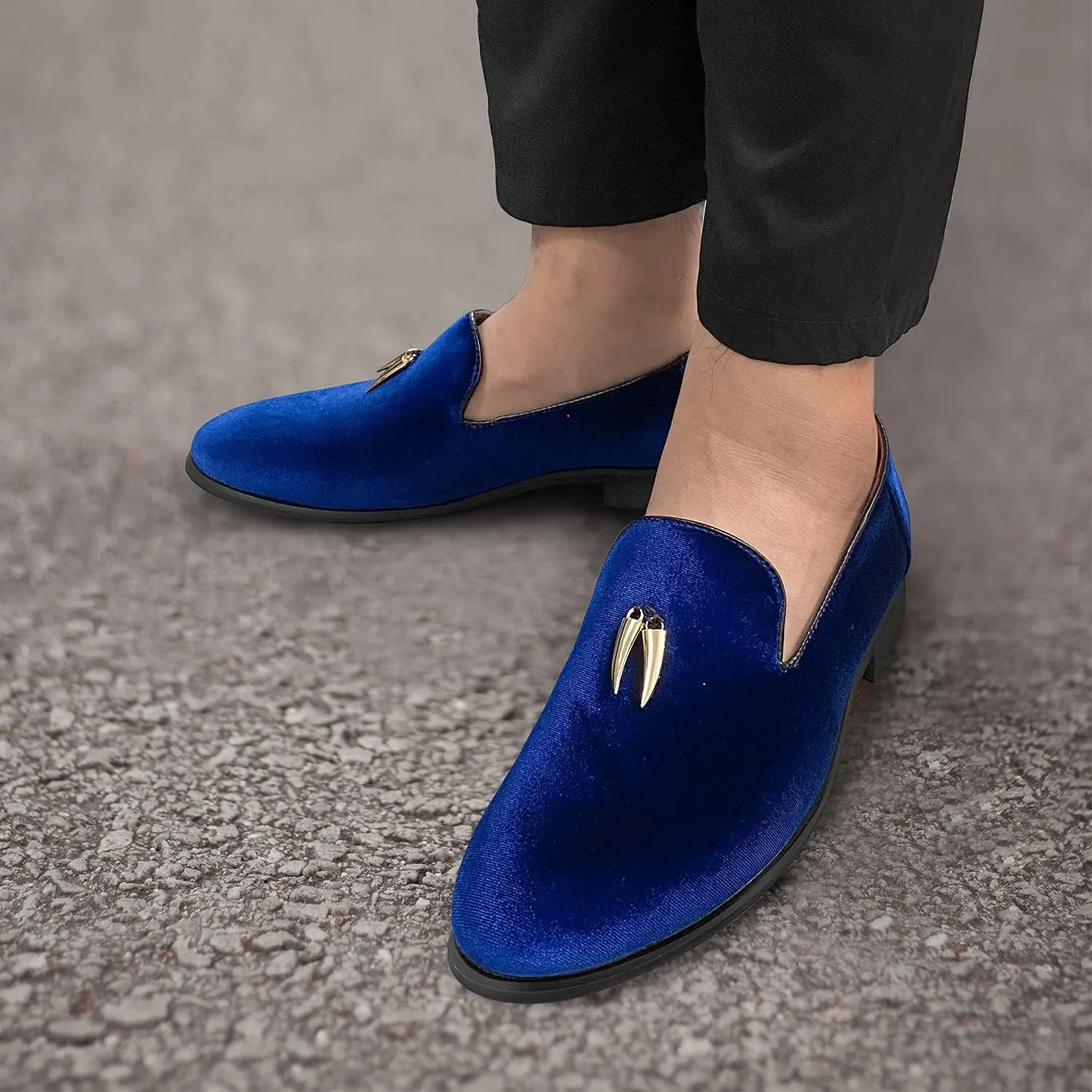 CMM Men's Luxury Penny Slip-On Loafer Party Dancing Shoes