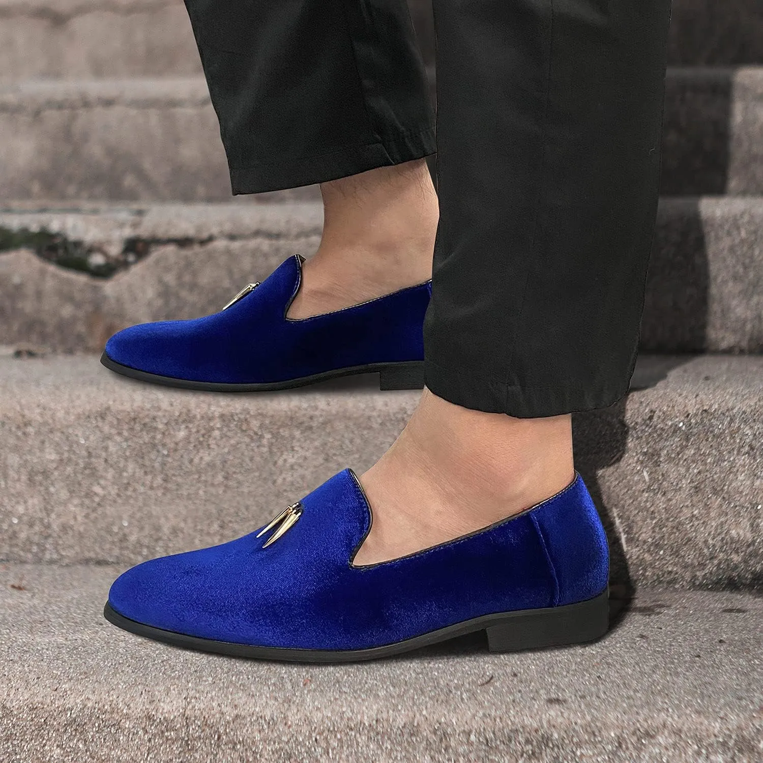 CMM Men's Luxury Penny Slip-On Loafer Party Dancing Shoes