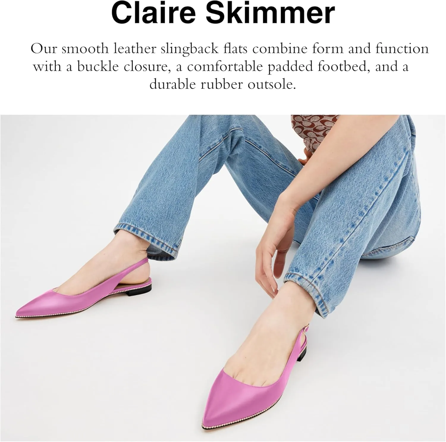 Coach Women's Claire Skimmer Ballet Flat