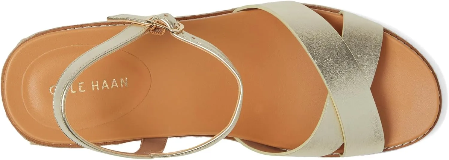 Cole Haan Women's Cloudfeel Silvee Espadrille Wedges 75mm Heeled Sandal