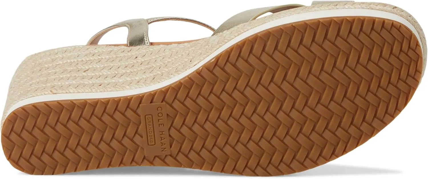 Cole Haan Women's Cloudfeel Silvee Espadrille Wedges 75mm Heeled Sandal