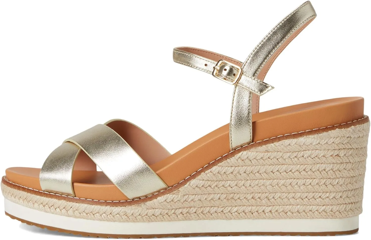 Cole Haan Women's Cloudfeel Silvee Espadrille Wedges 75mm Heeled Sandal