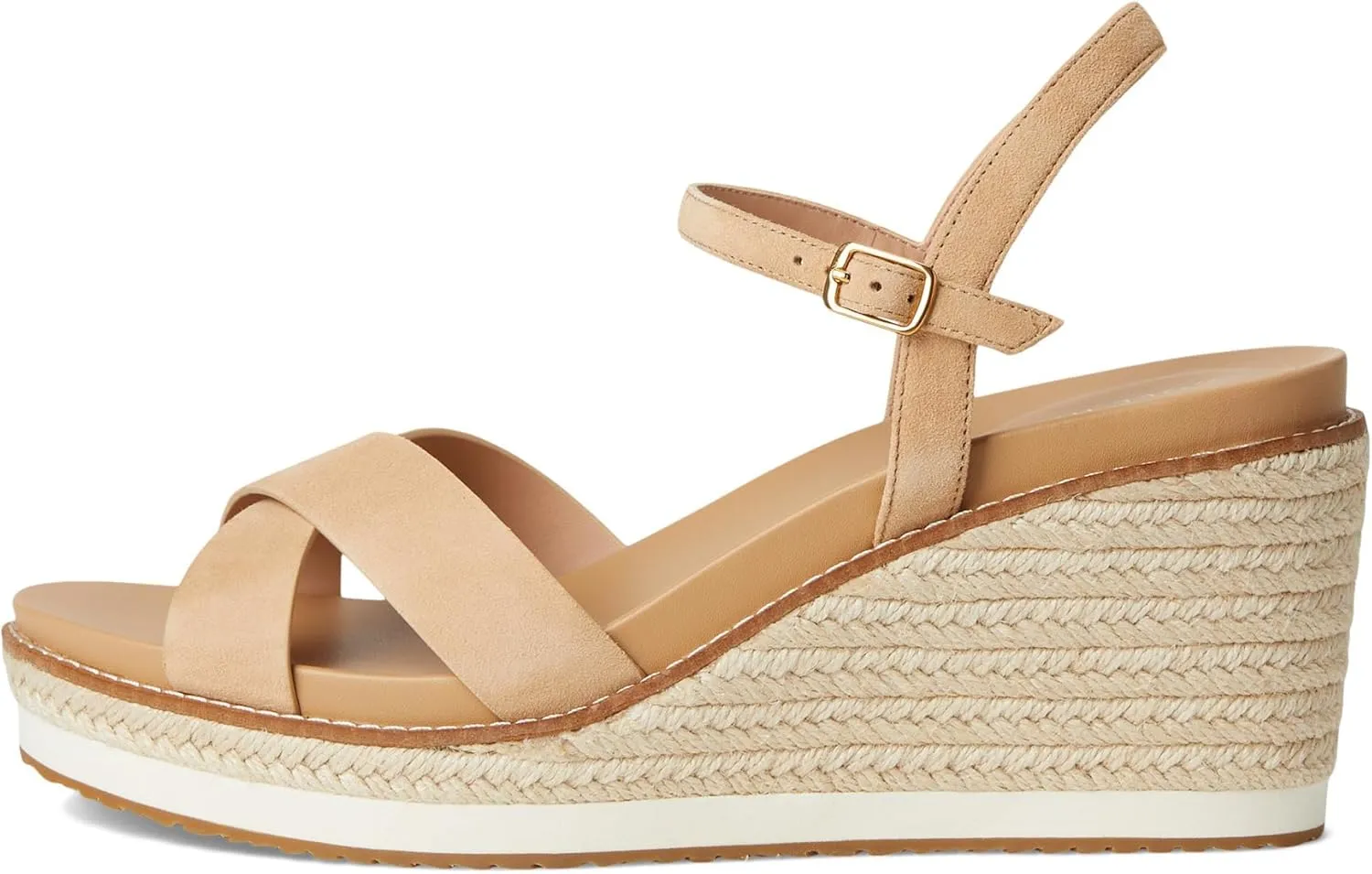 Cole Haan Women's Cloudfeel Silvee Espadrille Wedges Sandal