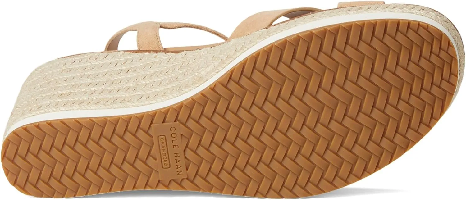 Cole Haan Women's Cloudfeel Silvee Espadrille Wedges Sandal