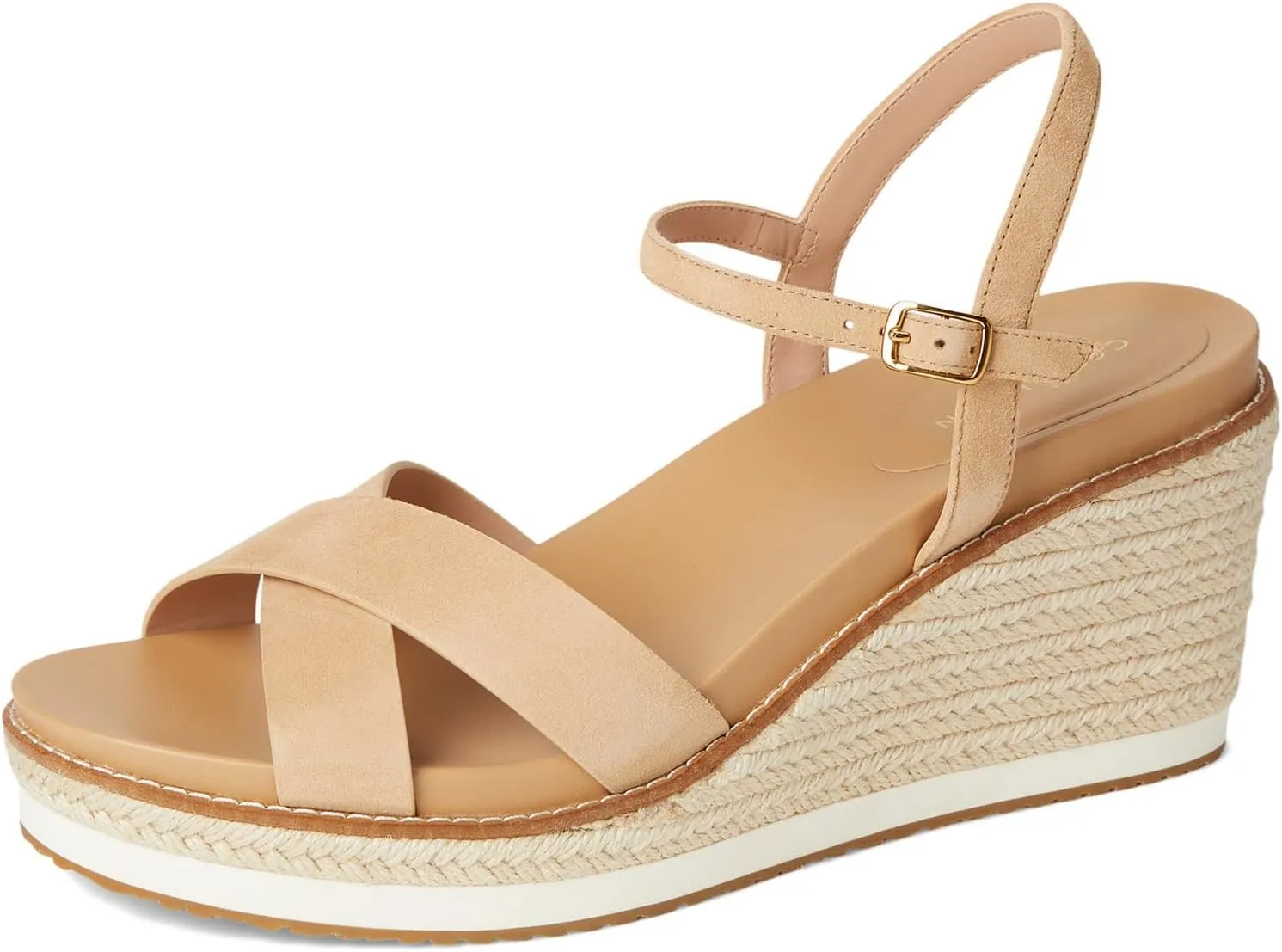 Cole Haan Women's Cloudfeel Silvee Espadrille Wedges Sandal