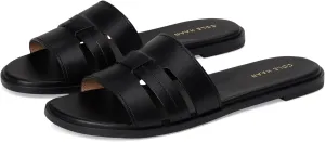 Cole Haan Women's Flynn Slotted Slides Flat Sandal