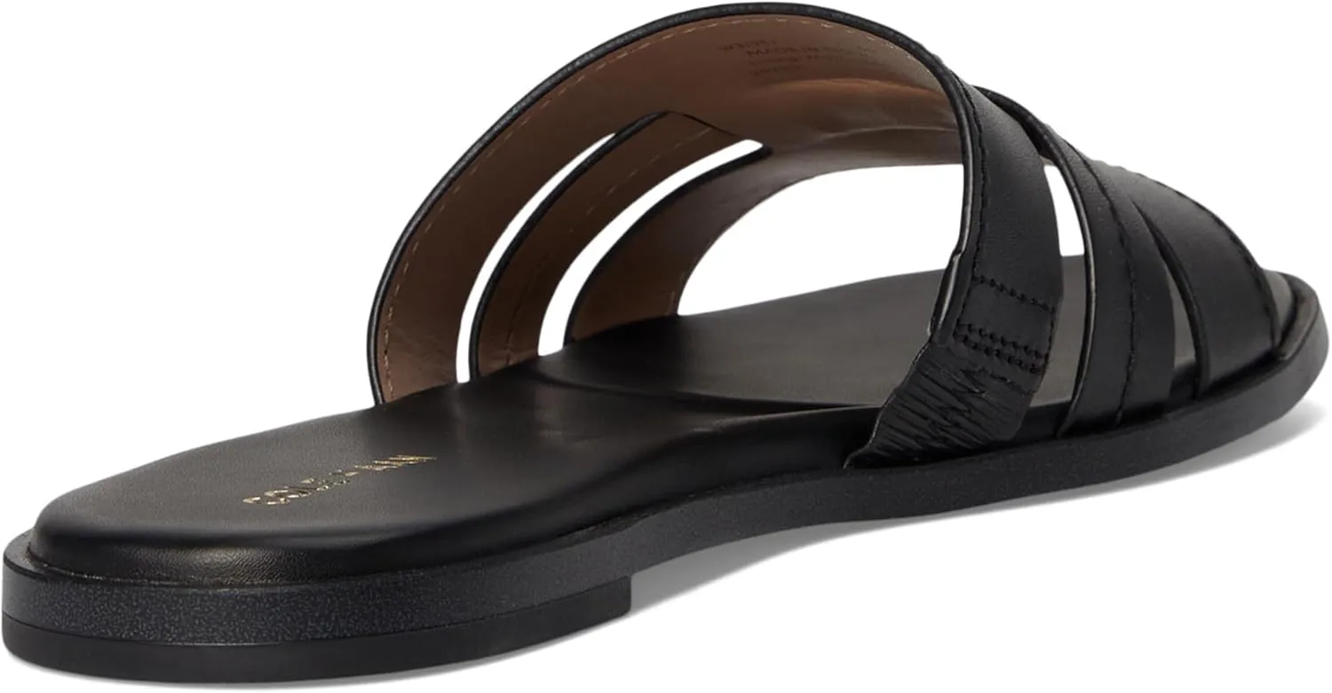 Cole Haan Women's Flynn Slotted Slides Flat Sandal