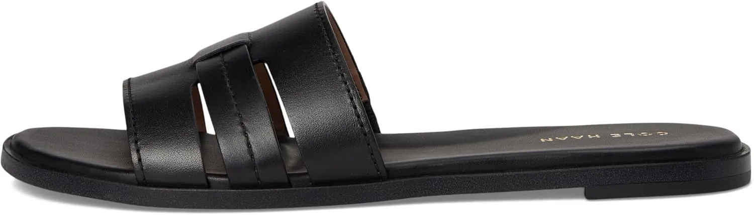 Cole Haan Women's Flynn Slotted Slides Flat Sandal