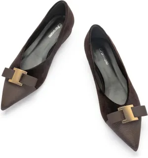 C.Paravano Women’s Flats I Flat for Women Leather I Pointed Toe Flats I Ballet Flats for Women I Slip on Dressy Flats