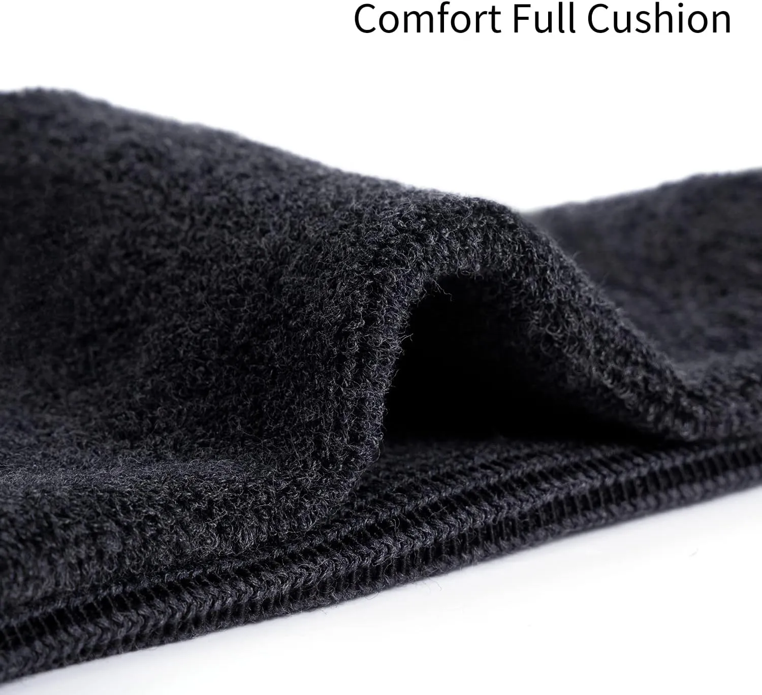 CS CELERSPORT 6 Pack Men's Cotton Athletic Crew Socks Full Cushioned Work Boot Socks