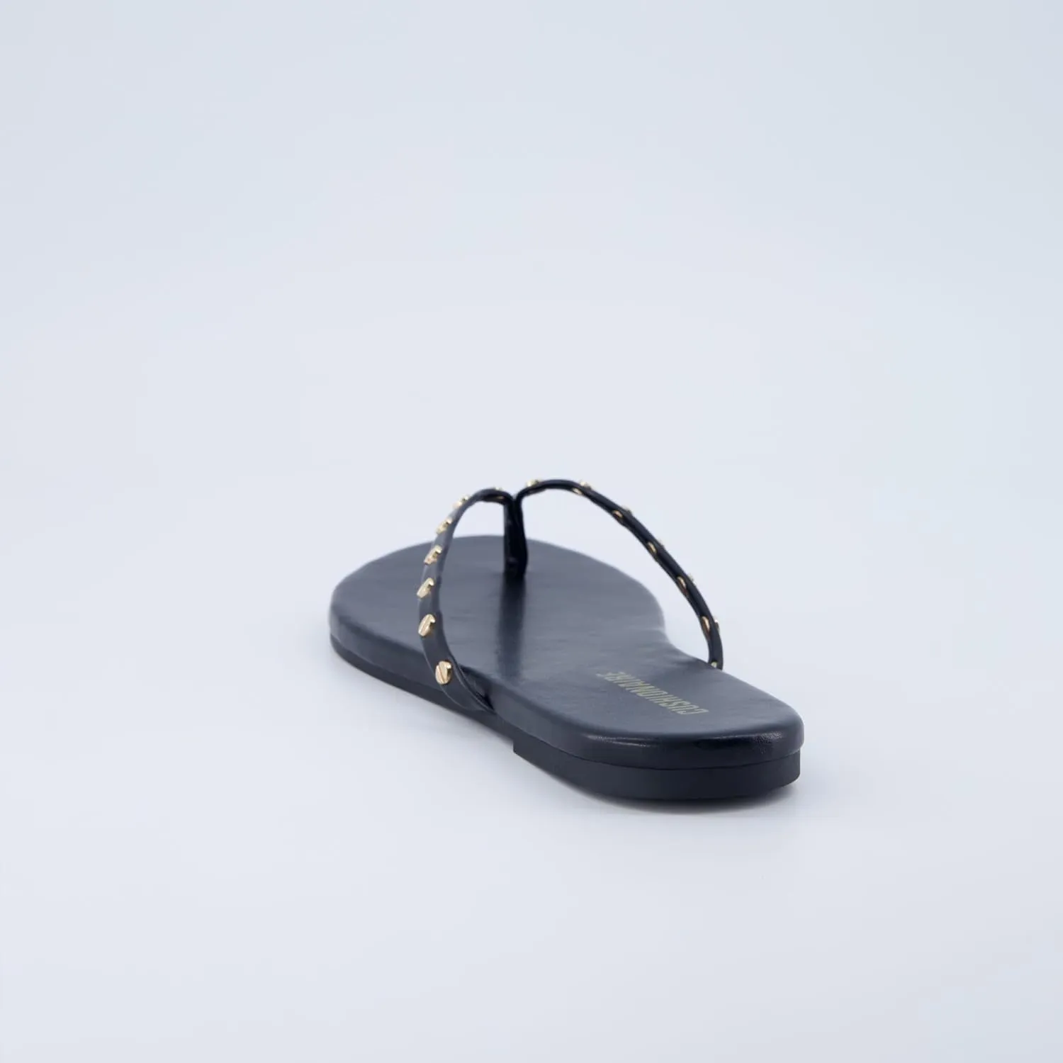 CUSHIONAIRE Confetti Women’s Studded Flip Flop Sandal – Slip-On Thong with Memory Foam & Stylish Rivet Strap