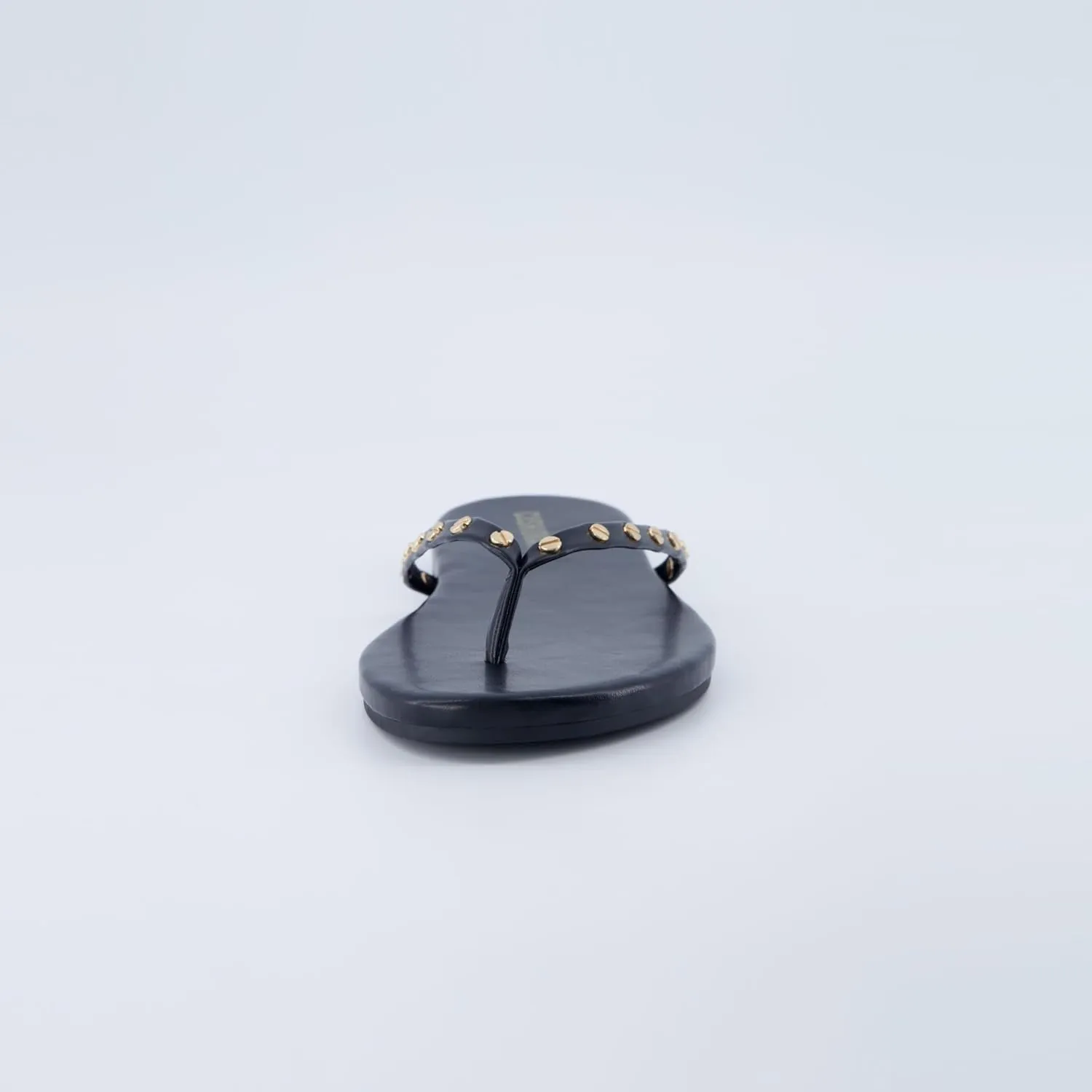 CUSHIONAIRE Confetti Women’s Studded Flip Flop Sandal – Slip-On Thong with Memory Foam & Stylish Rivet Strap