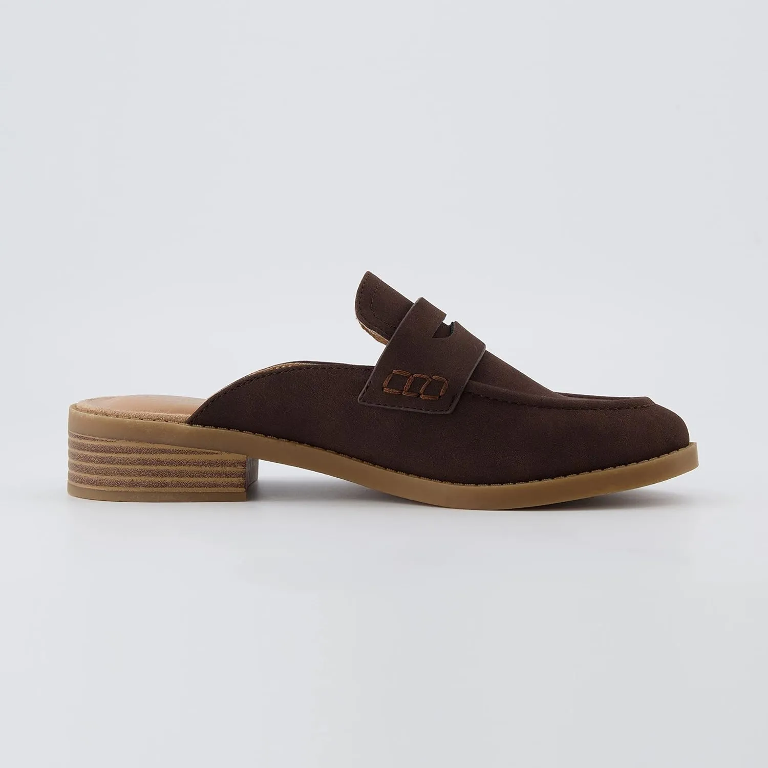 CUSHIONAIRE Women's Prescott Slip On Mule  Memory Foam, Wide Widths Available