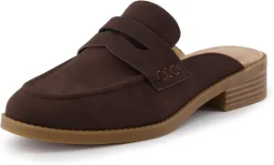 CUSHIONAIRE Women's Prescott Slip On Mule  Memory Foam, Wide Widths Available
