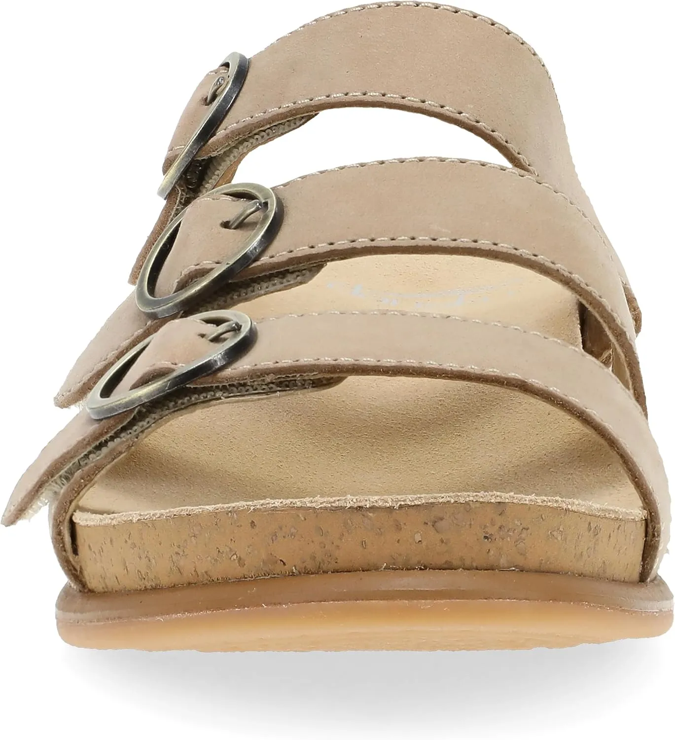 Dansko Campbell Slip-On Wedge Sandal for Women -Low Profile Wedge with Arch Support, Adjustable Fit for Walking Comfort