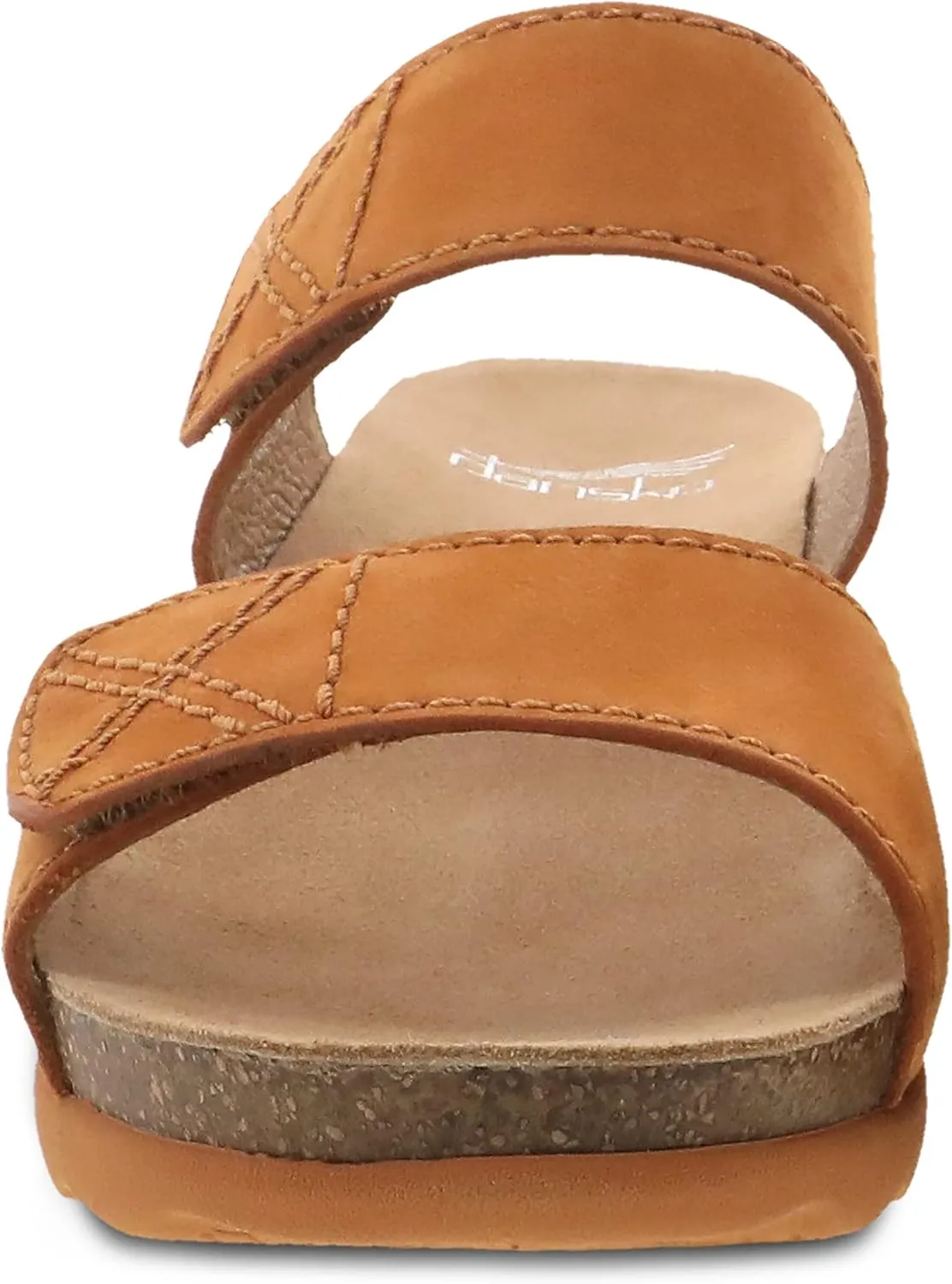 Dansko Maddy Slip-On Wedge Sandal for Women –Comfortable Wedge Shoes with Arch Support –Fully Adjustable Straps with Hook & Loop Closure–Versatile Casual to Dressy Footwear –Lightweight Rubber Outsole