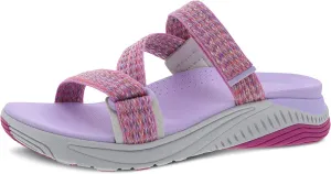 Dansko Rosette Slip-On Sport Sandal for Women - Lightweight EVA Midsole and Rubber Outsole - Natural Arch Technology for Added Support - Hook and Loop Closure