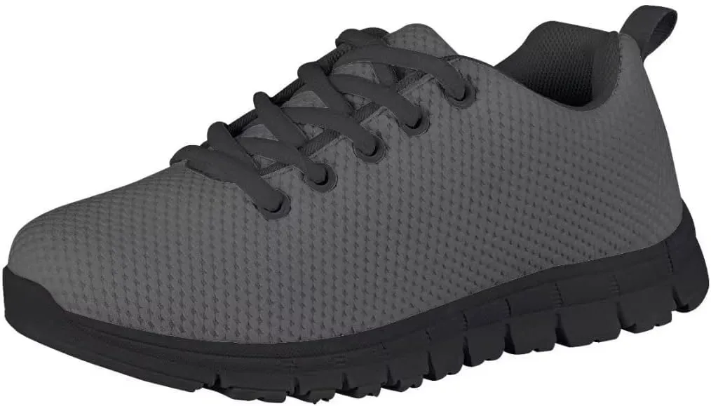 Dellukee Boys Girls Fashion Sneakers Kids Orange/Yellow/Blue/Black Solid Color Polka Dot Walking Running Shoes