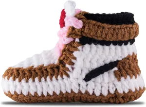Diaper Book Club Baby Sneakers Crochet Hypebeast Shoes for Toddler Sneakerheads, Soft Booties for Boys & Girls, Designer Kids Fashion, Breathable & Comfortable Children's Kicks