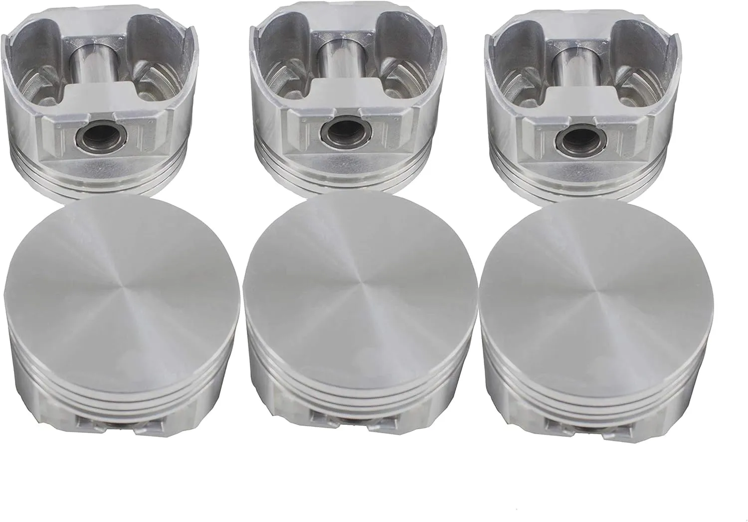 DNJ P4137 Piston Set Standard for 1991-2002 Ford, Mazda, Mercury Aerostar, B3000, Probe 3.0L V6 12V OHV 2986cc