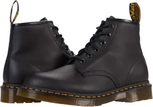 Dr. Martens Unisex 101 Fashion Boot, Black Nappa, 3 UK
