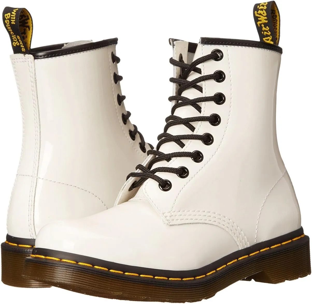 Dr. Martens Women's 1460 W Patent Leather Fashion Boot