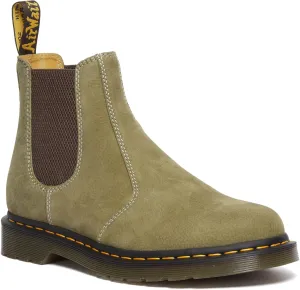 Dr. Martens Women's Unisex 2976 Nubuck Leather Chelsea Boot Fashion
