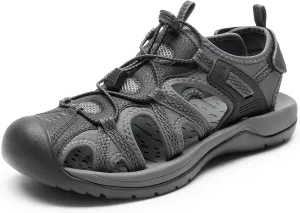 DREAM PAIRS Men's Sandals Hiking Water Sport Athletic Beach Outdoor Comfortable Casual Closed Toe Summer Sandal Shoes