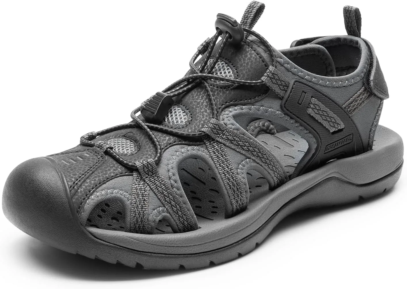 DREAM PAIRS Men's Sandals Hiking Water Sport Athletic Beach Outdoor Comfortable Casual Closed Toe Summer Sandal Shoes