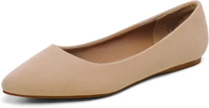 DREAM PAIRS Women's Dress Pointed Toe Flats Ballet Comfort Soft Slip On Casual Flat Shoes for Work Office Business
