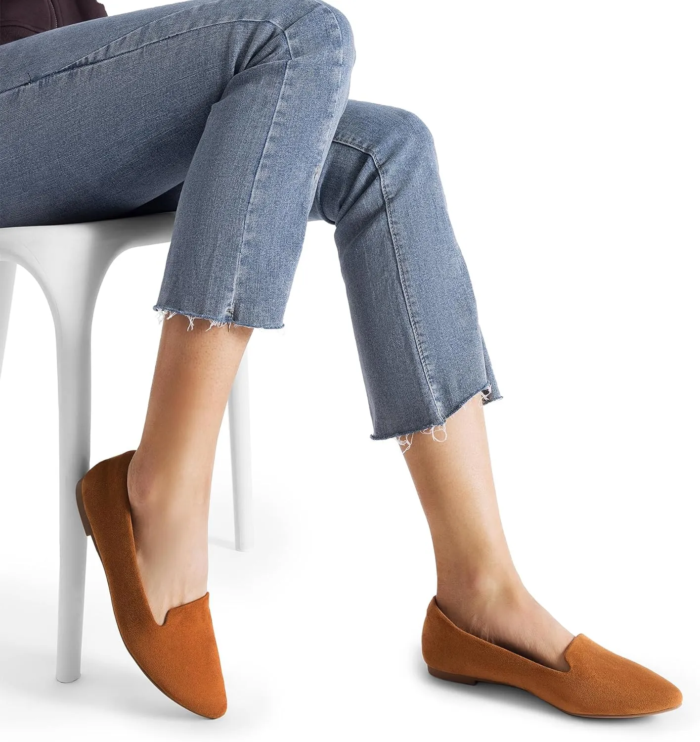 DREAM PAIRS Women's Flats, Pointed Toe Slip-On Dressy Flat Shoes, Comfortable Business Casual Dress Shoes for Office Work