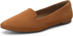 DREAM PAIRS Women's Flats, Pointed Toe Slip-On Dressy Flat Shoes, Comfortable Business Casual Dress Shoes for Office Work