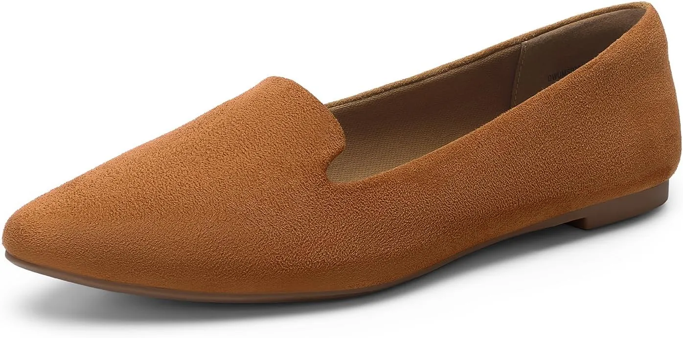 DREAM PAIRS Women's Flats, Pointed Toe Slip-On Dressy Flat Shoes, Comfortable Business Casual Dress Shoes for Office Work