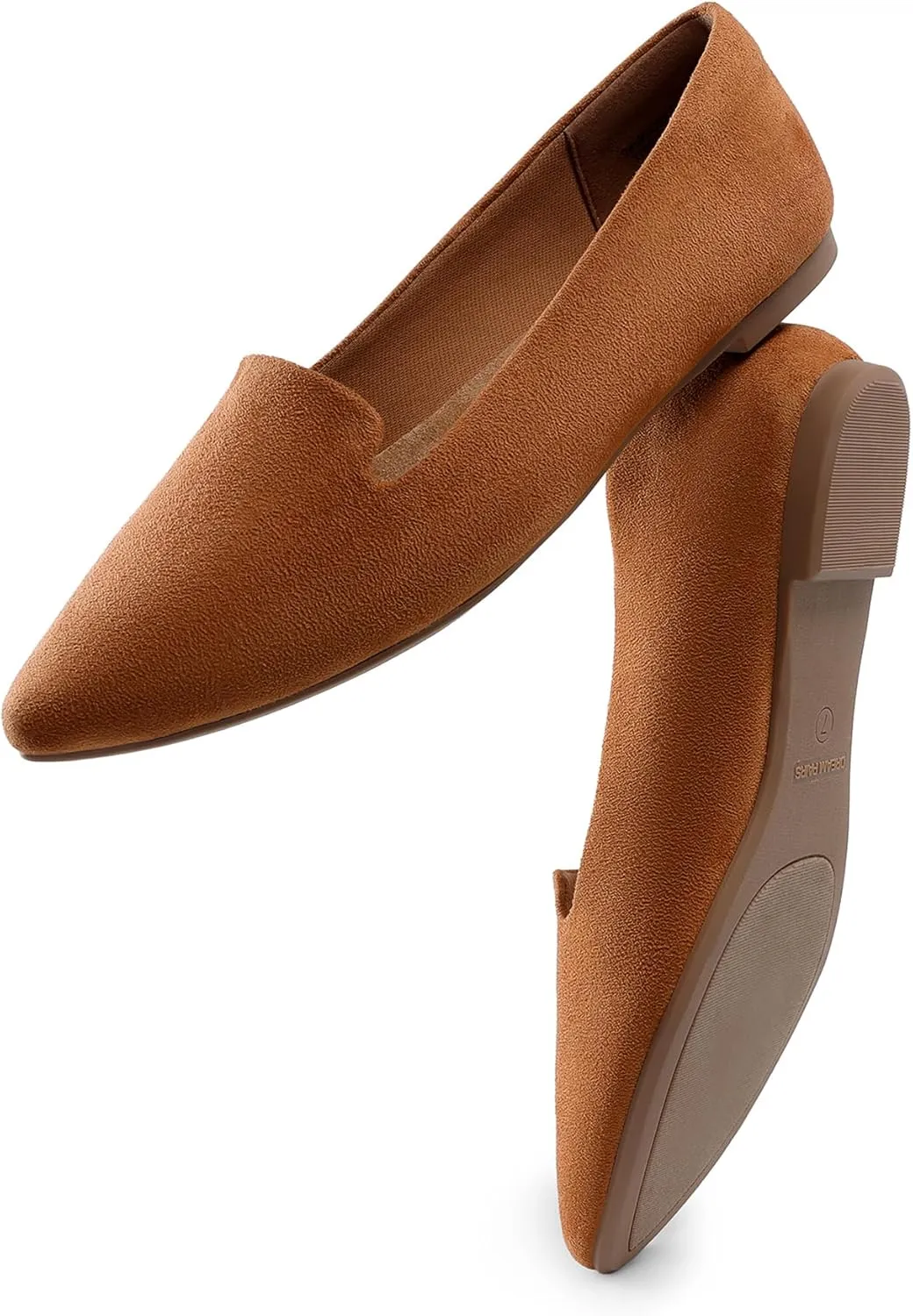DREAM PAIRS Women's Flats, Pointed Toe Slip-On Dressy Flat Shoes, Comfortable Business Casual Dress Shoes for Office Work