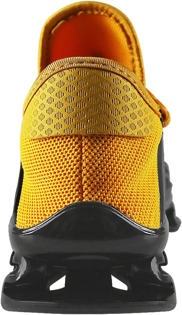 DUORO Mens Slip On Road Running Shoes Breathable Lightweight Comfortable Walking Shoes Athletic Gym Tennis Shoes for Men