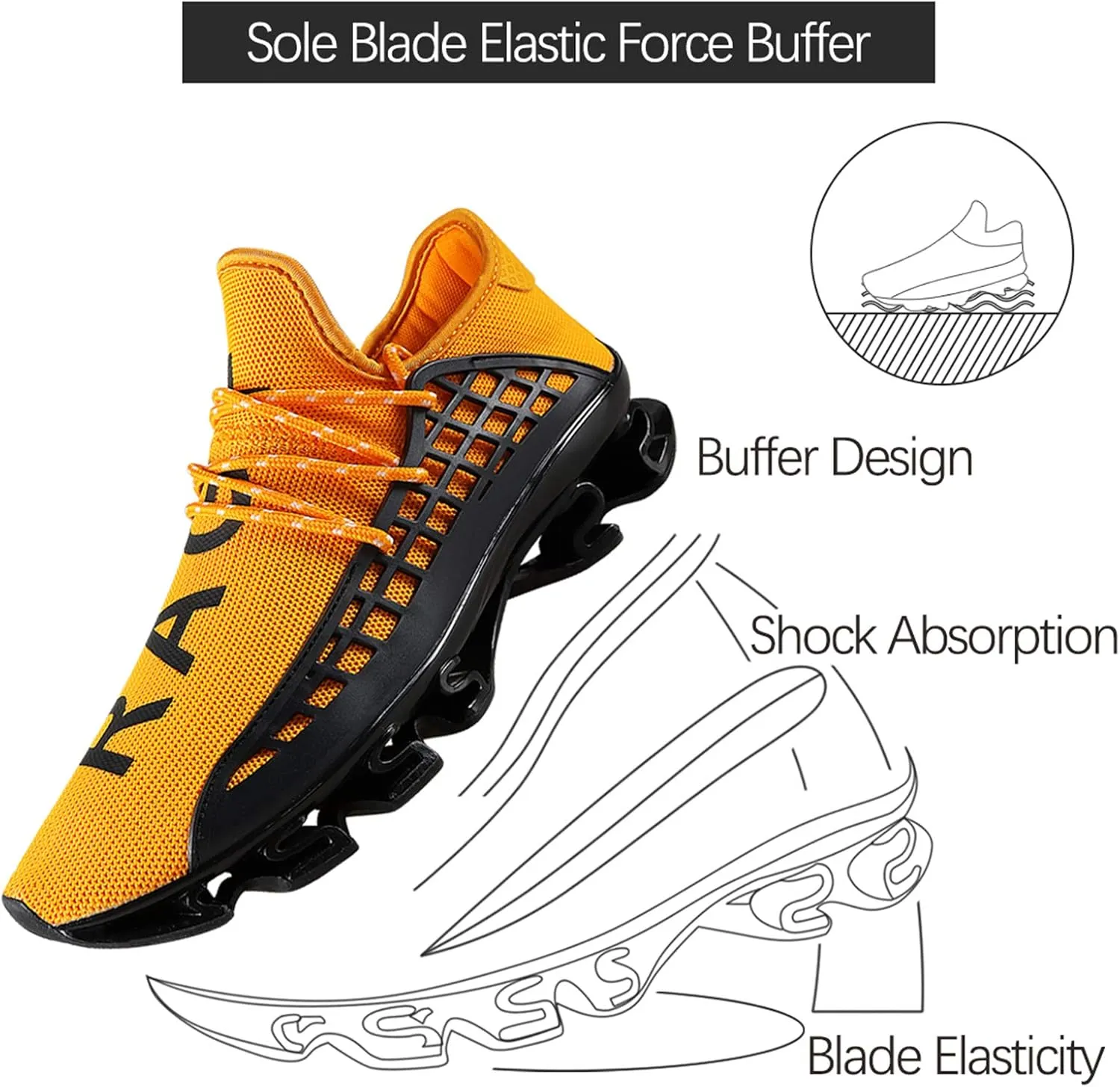 DUORO Mens Slip On Road Running Shoes Breathable Lightweight Comfortable Walking Shoes Athletic Gym Tennis Shoes for Men