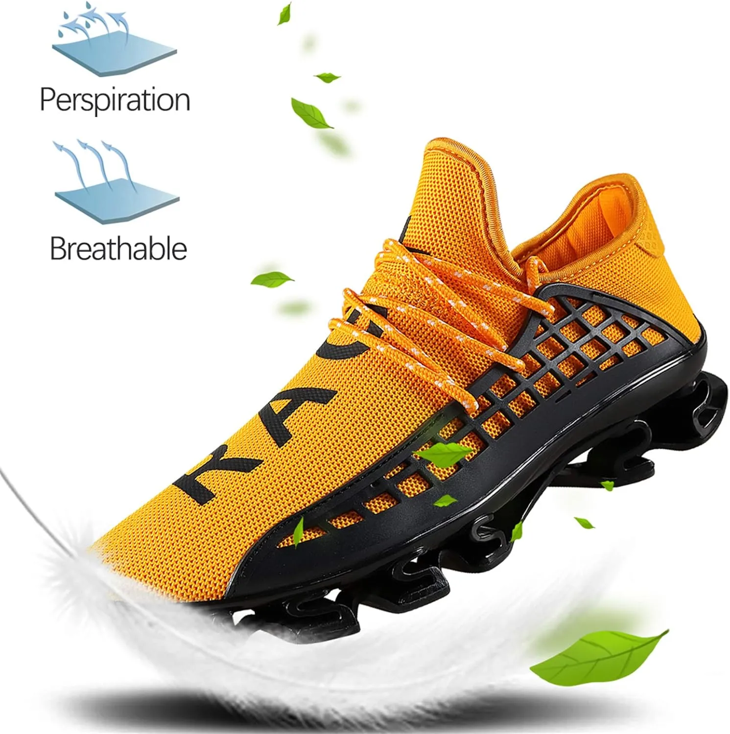 DUORO Mens Slip On Road Running Shoes Breathable Lightweight Comfortable Walking Shoes Athletic Gym Tennis Shoes for Men