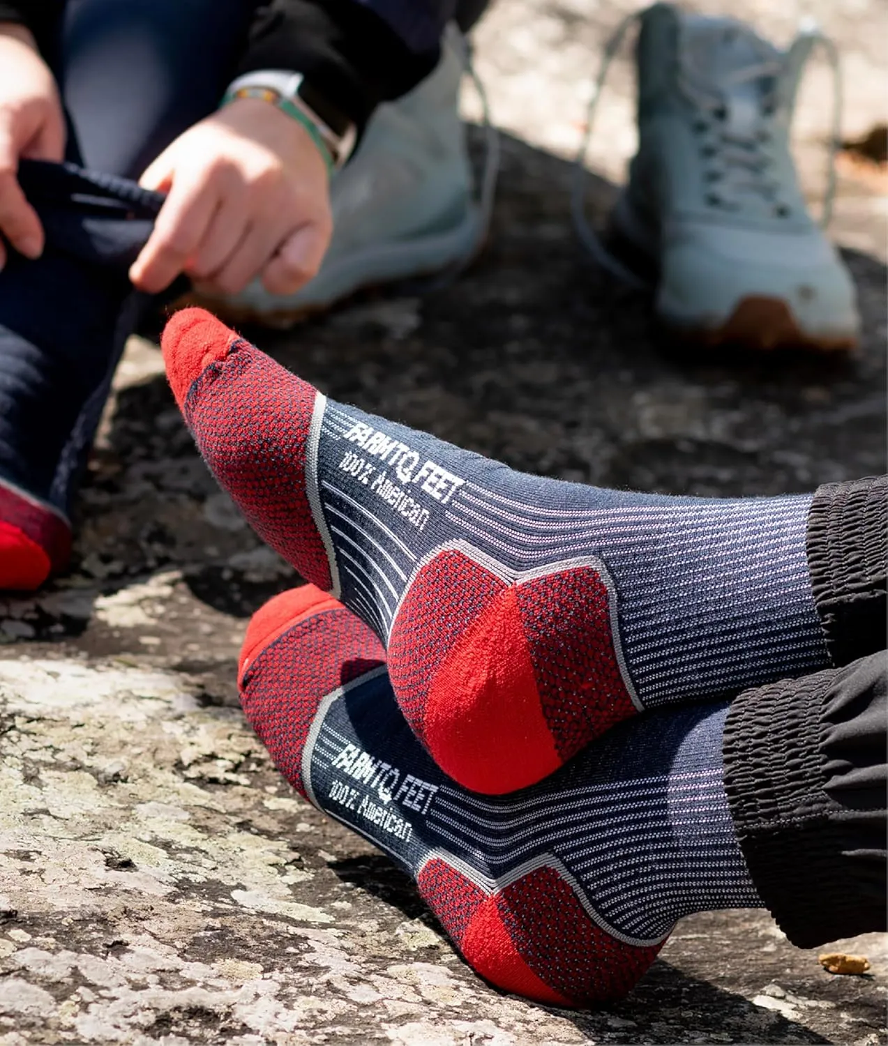 Farm to Feet Damascus Lightweight Technical 3/4 Crew