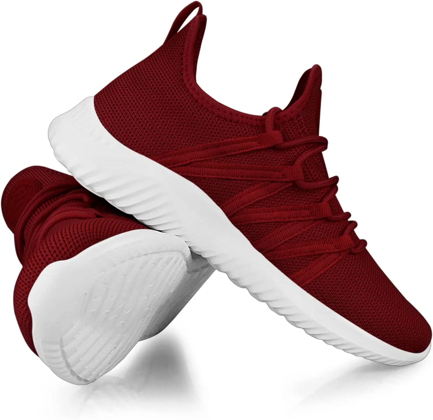 Feethit Womens Slip On Running Shoes Non Slip Walking Shoes Lightweight Gym Workout Shoes Breathable Fashion Sneakers