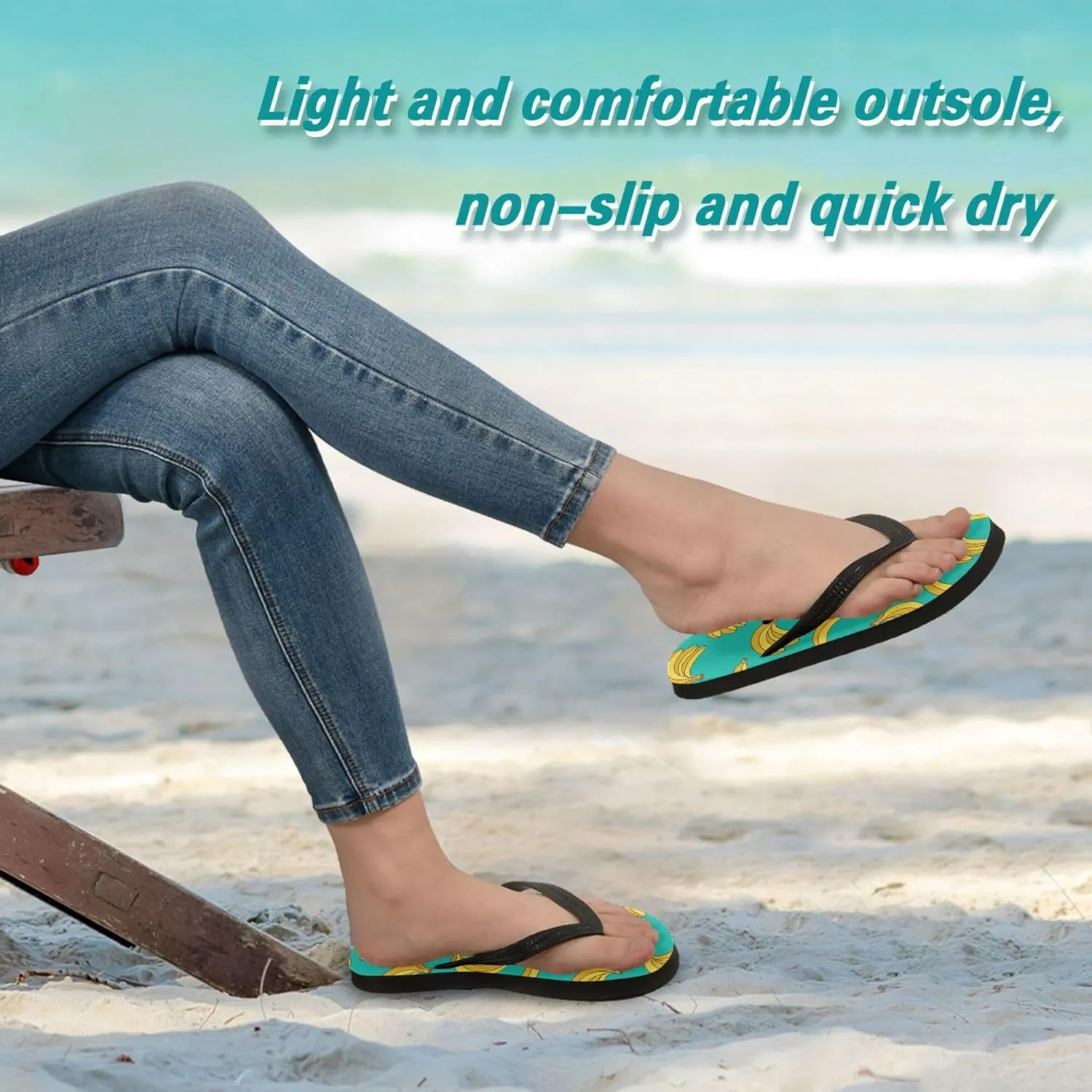 Flip Flops for Men Women Summer Beach Sandal Bathroom Shower Shoes