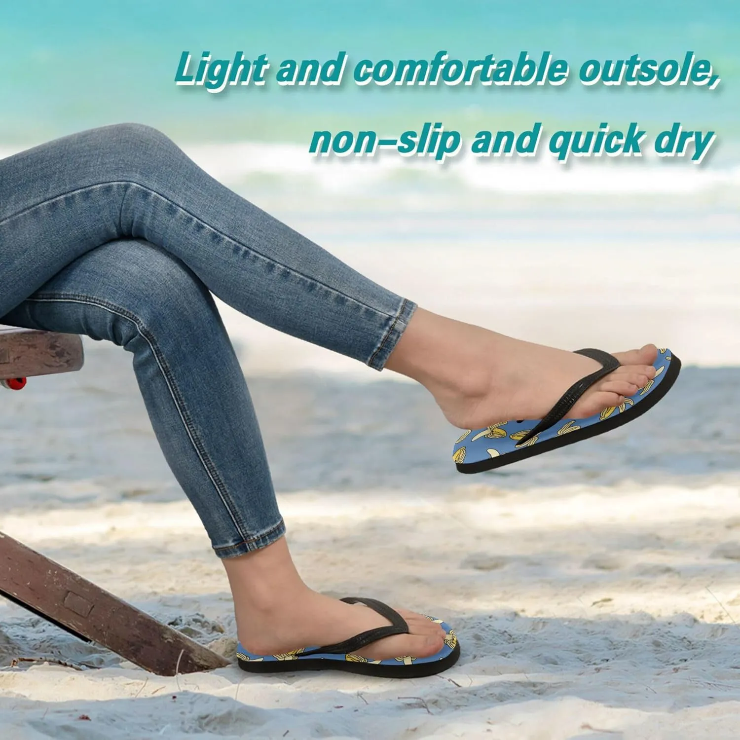 Flip Flops for Men Women Summer Beach Sandal Bathroom Shower Shoes