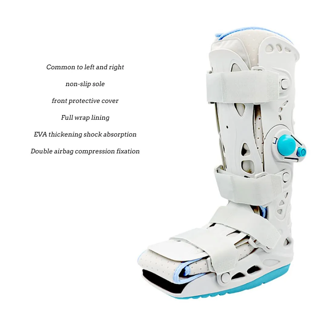 Foot Orthosis Brace Drop Foot Brace Fixed Inflatable Medical Grade Adjustable Lightweight Relieve The Instability Of Lower Limbs Helps Relieve Bed Strain Improve Foot Microcirculation (White M)