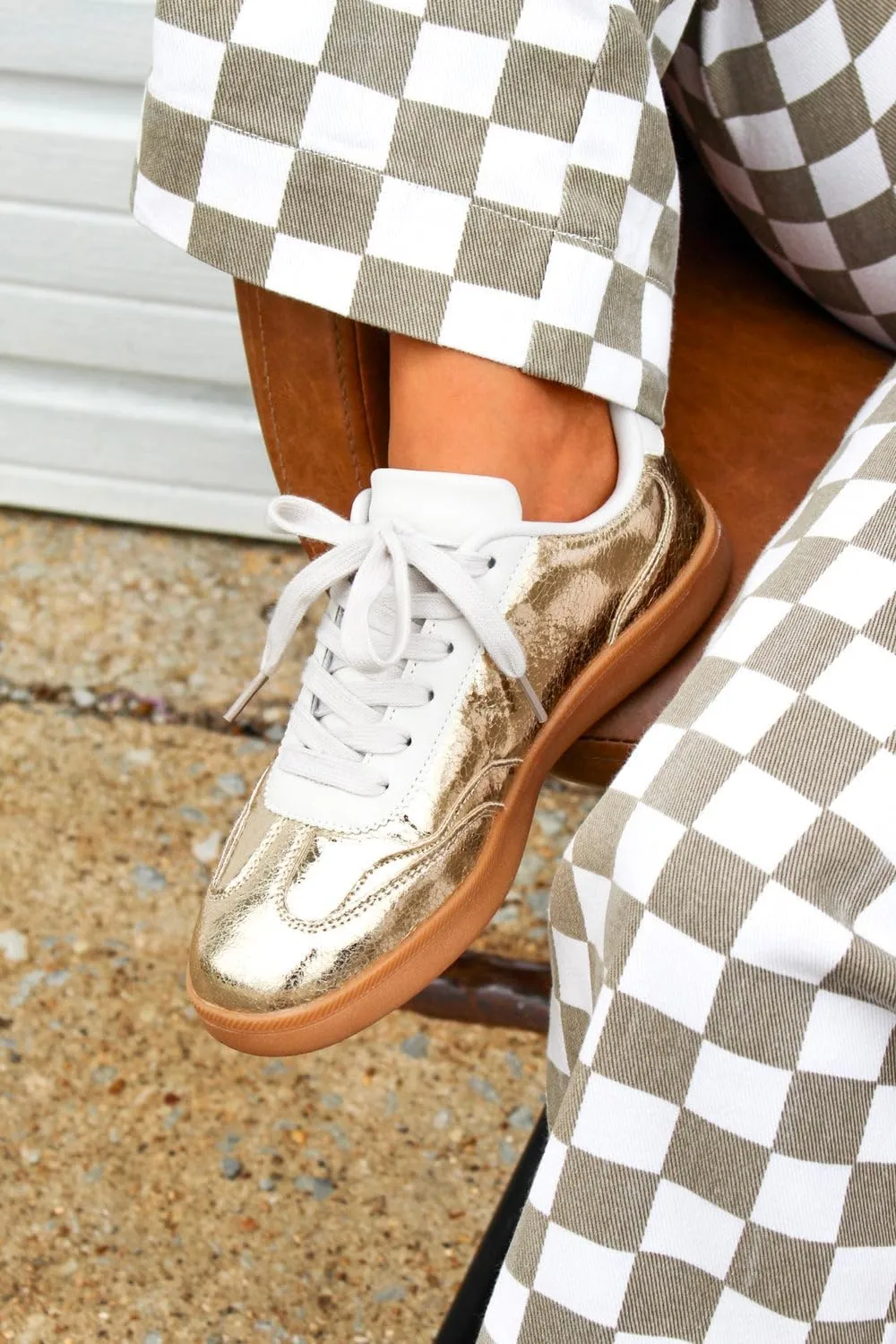 Forever Link Modern-12 Women's Low Top Lady Sneakers Lace-up Fashion Shoes