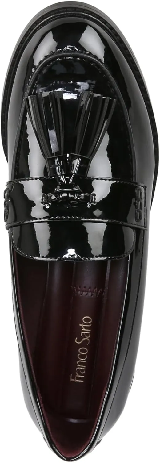 Franco Sarto womens Carolynn Low Slip on Tassel Loafers