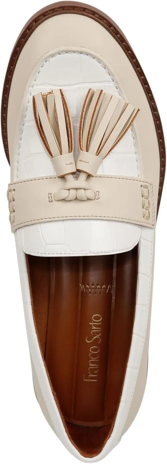 Franco Sarto womens Carolynn Low Slip on Tassel Loafers
